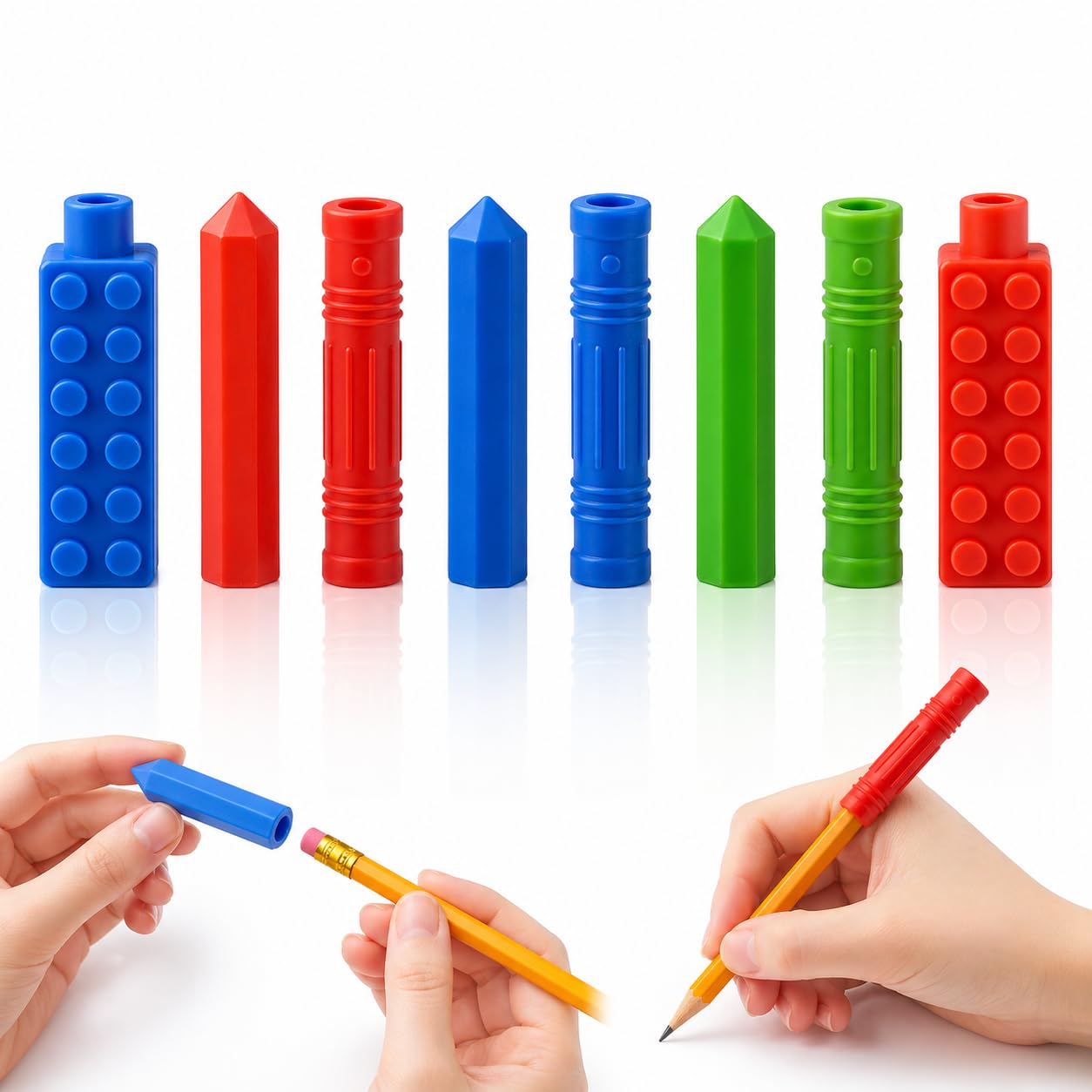 Venmiiro 8 Pack Sensory Chew Toys for Autism ADHD Kids Adults Silicone