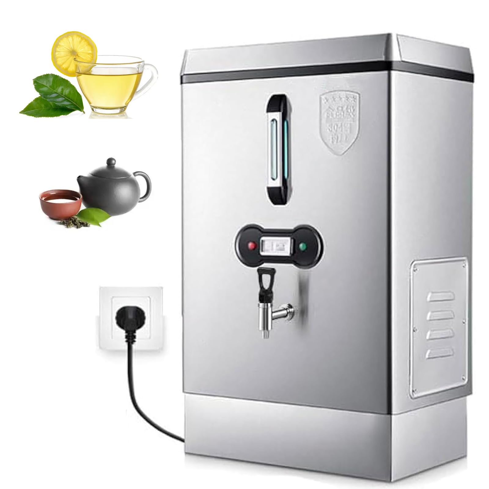 Calentador automático sin cal ni sobrecalentamiento de acero de 30L