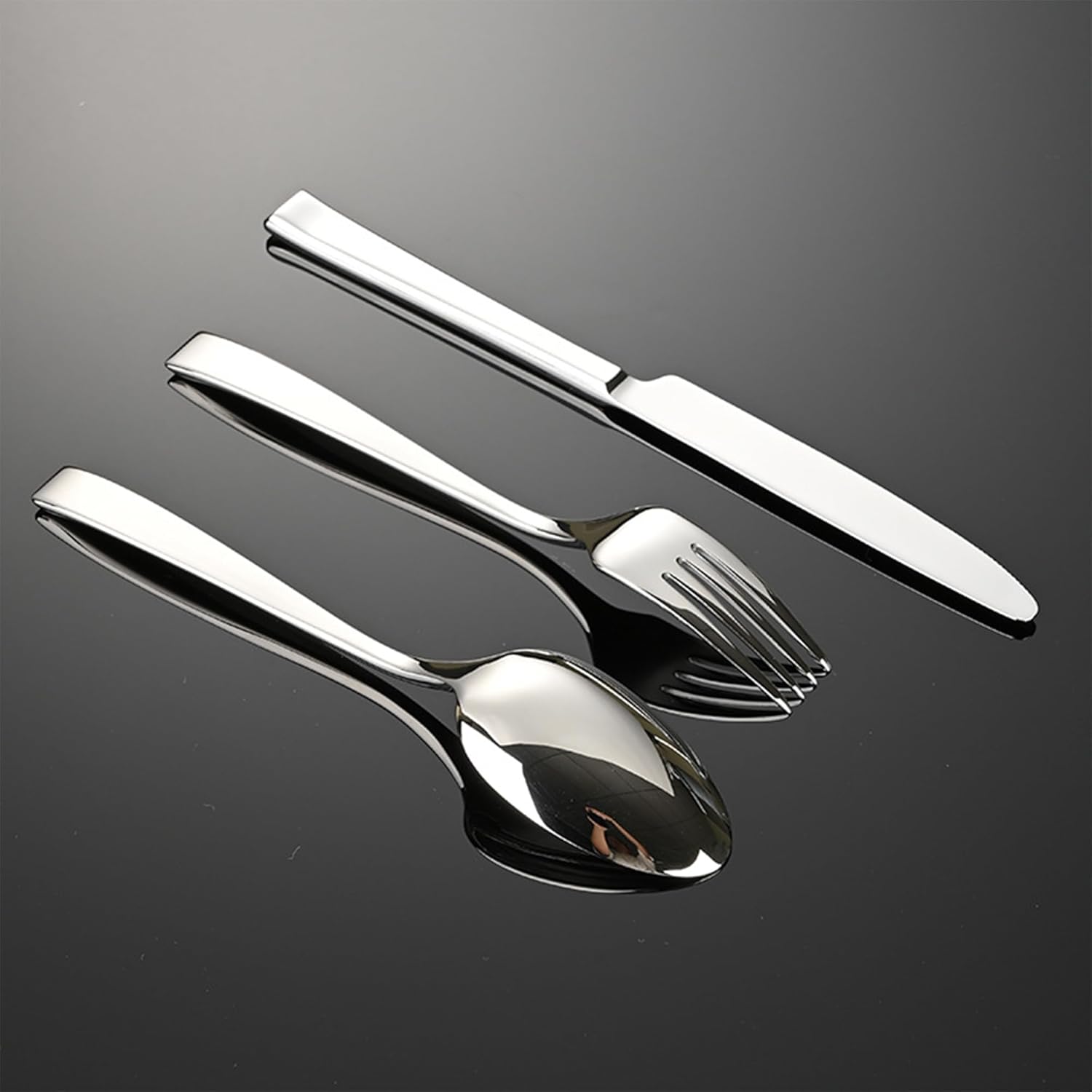 8 Piece Flatware Set for 2, Stainless Steel Silverware Set, Cutlery Sets, Utensil Sets Multi-purpose for Outdoor Picnics, Camping and Daily Use, wedding