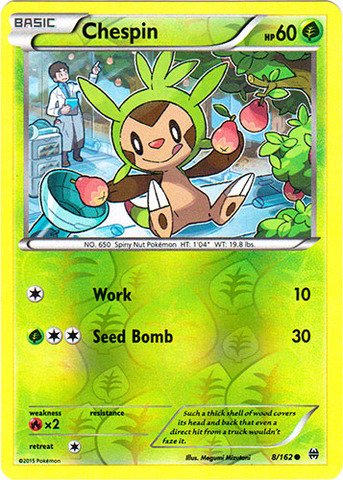Pokemon - Chespin (8/162) - XY Breakthrough