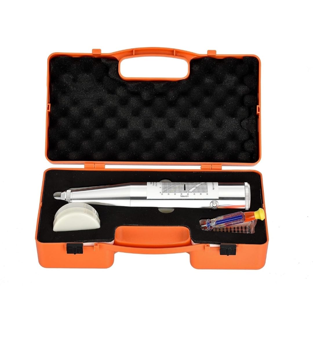 Indian Enterprises Concrete Rebound Hammer Portable Hardness Tester NDT Resiliometer Schmidt Hammer for Testing Concrete Strength within the Scope of 10-60Mpa