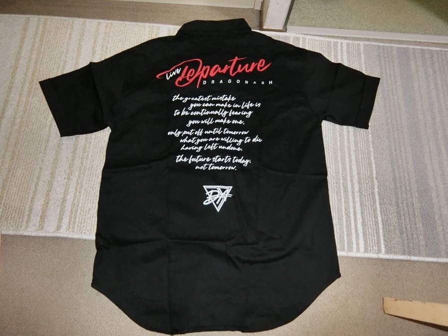 DragonAsh%Departure半袖ワークシャツ%ドラゴンアッシュ 【公式通販】 DragonAsh%Departure半袖ワークシャツ%ドラゴンアッシュ 【公式通販】