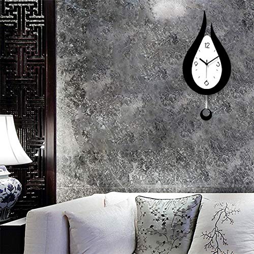 Wlijun Orologio da Parete Silenzioso in Acrilico