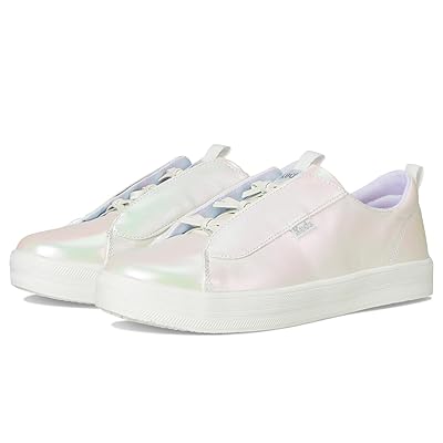 Keds Kids Kara Slip On Bows (Little Kid/Big Kid) Girls Shoes White Pearlized