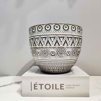 海外購入　インテリア　陶器 Amazon.co.jp: エジプトC 植木鉢 おしゃれ 北欧 室内 陶器鉢