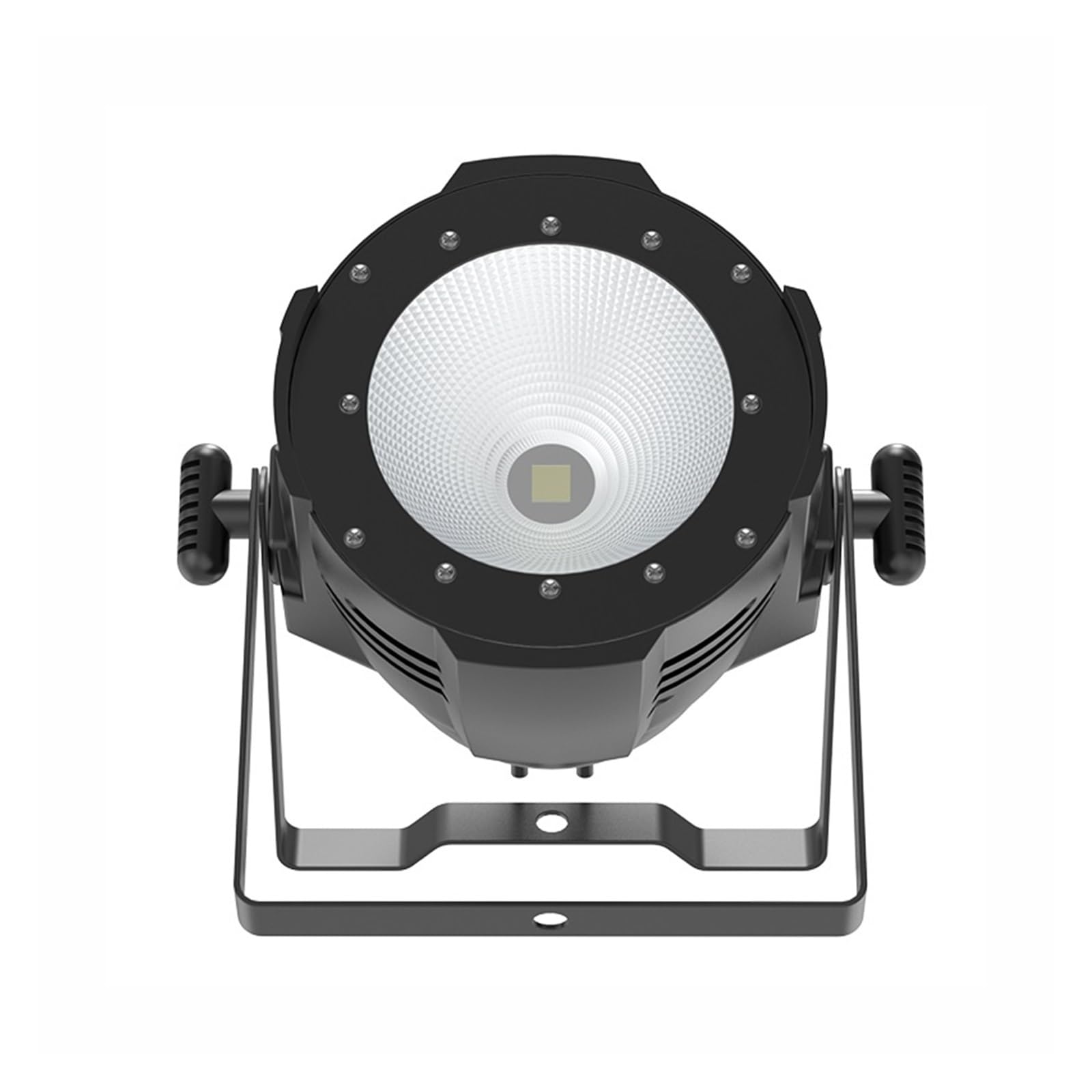 Luci stroboscopiche per DJ, luci da palco, LED Par COB 200W Tende bianche standard Illuminazione Custodia in alluminio DMX512 Luce da palcoscenico Teatro Chiesa Concerto DJ Light Spettacolo di luci fa