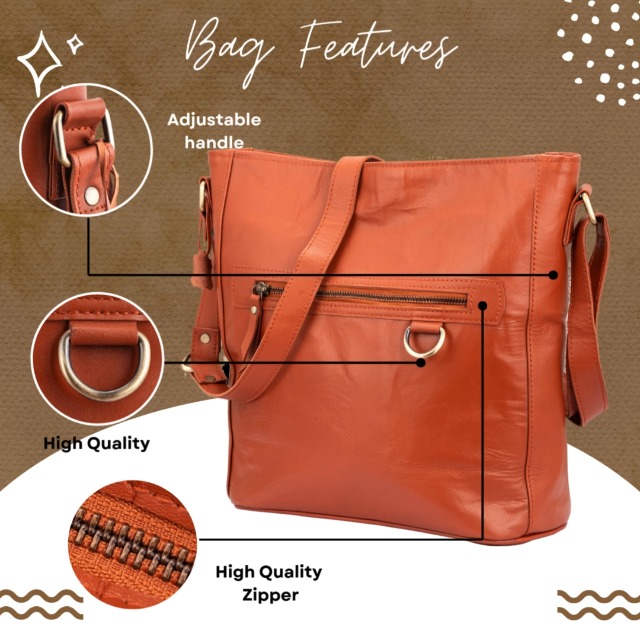 URBAN LEATHER Vintage Leather Shoulder Crossbody Bags for Women