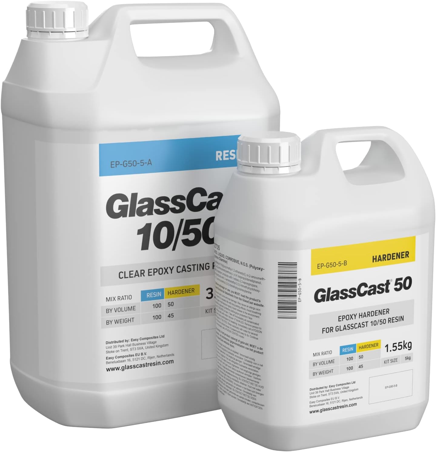 GlassCast 50 Clear Epoxy Casting Resin (5kg)