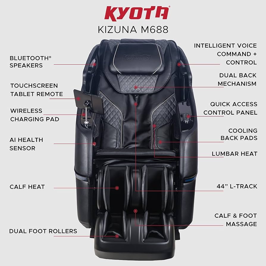 Amazon.com: Kyota Kizuna M688 Dual Mechanism Massage Chair