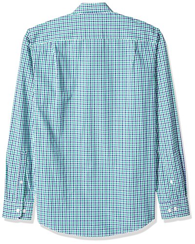Image of Amazon Essentials Men's Regular-Fit Long-Sleeve Casual Poplin Shirt, Button Front, Business Casual, Collared
