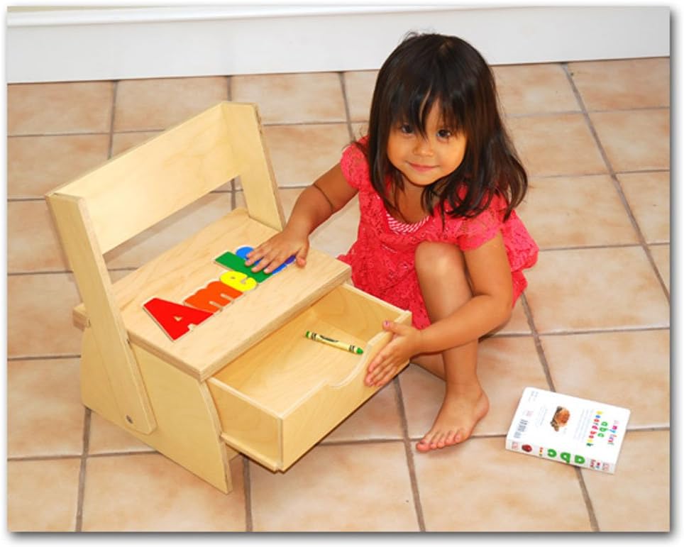 Step 'n Store Name Puzzle Stool