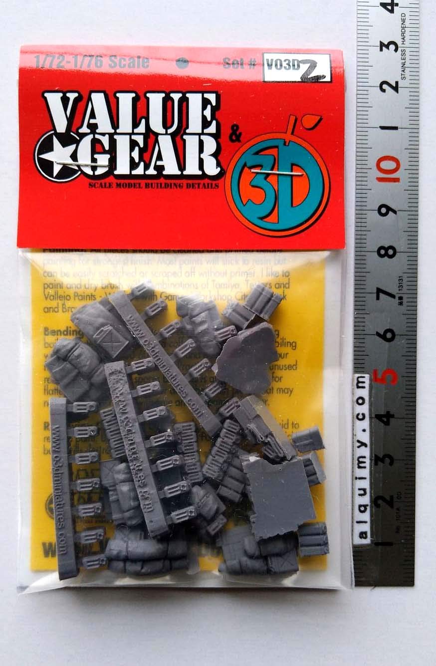 Amazon.co.jp: 1/72 連合軍 ジェリカン積荷セット[VO3D2] Allied Jerry