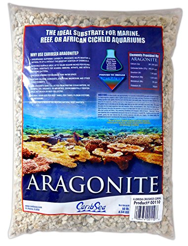 CaribSea Crushed Coral for Aquariums - 10 lbs...