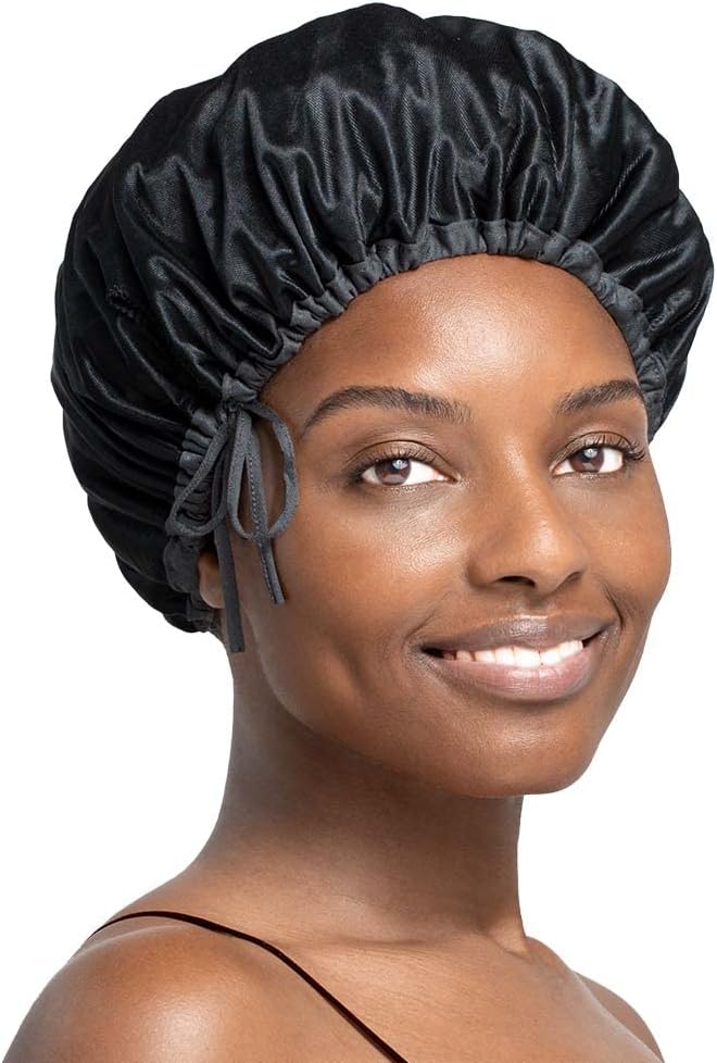 Stay On SatinAnti-Breakage Drawstring Bonnet