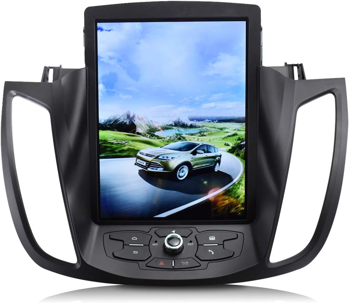 Krandonet Android 7.1 10.4" Vertical car Multimedia Player Radio GPS for Ford Kuga Escape 2013-2017 Navigation System KD-FV224
