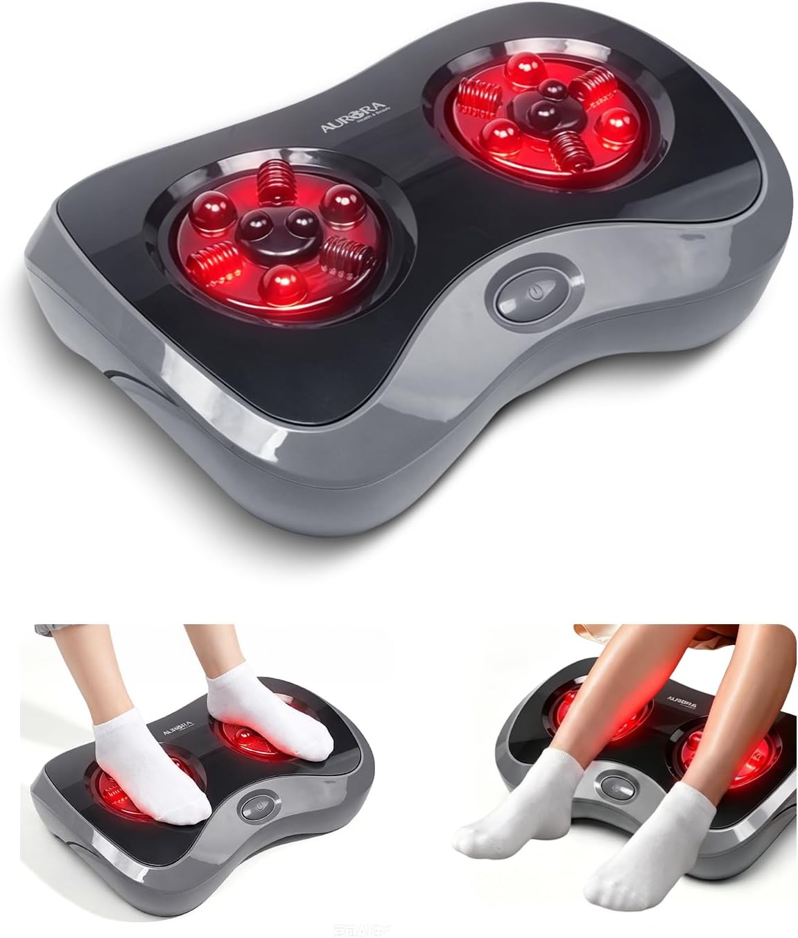 Masajeador Eléctrico de Pies con Shiatsu y Calor miniatura 1