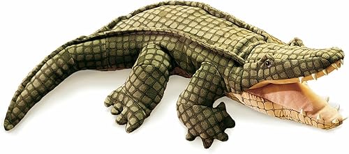 Folkmanis Marioneta de mano de cocodrilo