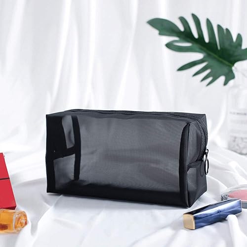 Miniatura 5 de Bolsa de cosméticos portátil transparente de viaje bolsa de cosméticos estuche de maquillaje bolsa de almacenamiento de artículos de tocador sin