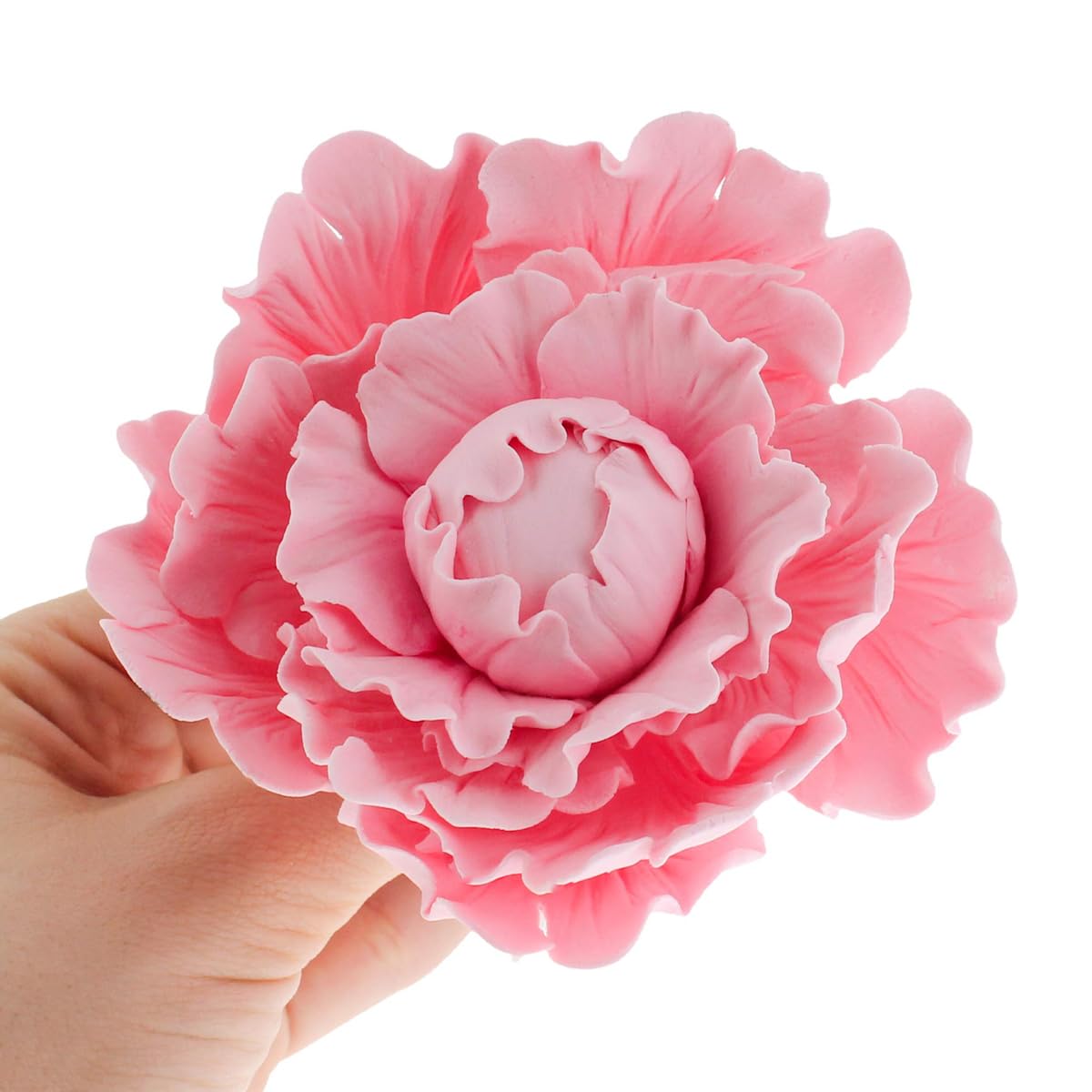 Cake Flowers – Gumpaste Flower for Cakes - Pink Peony Decoration for Cakes - Handmade - 1 Count – by Global Sugar Art and Chef Alan Tetreault