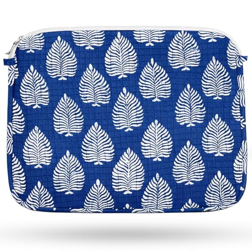 Housse matelassée pour ordinateur portable 15" contre les rayures sacoche zippée coton - 2