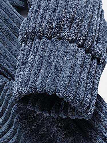 Wankang Men's Corduroy Pullover Hoodies with Pockets Casual Lightweight Fleece Long Sleeve Hooded Sweatshirts for Men4