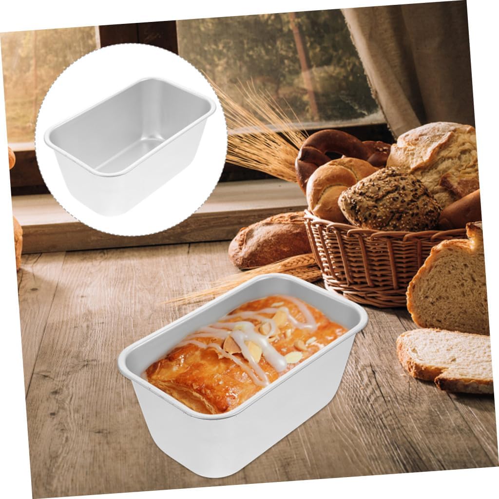 2pcs Aluminium Alloy Loaf Baking Molds for Bread Pans for Home Baking Uniform Heat Conduction for Cakes and Loaves