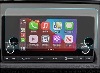XENITE Protectora de navegación Película De Vidrio Templado para C＆ivic Sport S＆edan 2022 Protector De Pantalla De Navegación GPS para Coche Accesorios Interiores (Color : Blanco)
