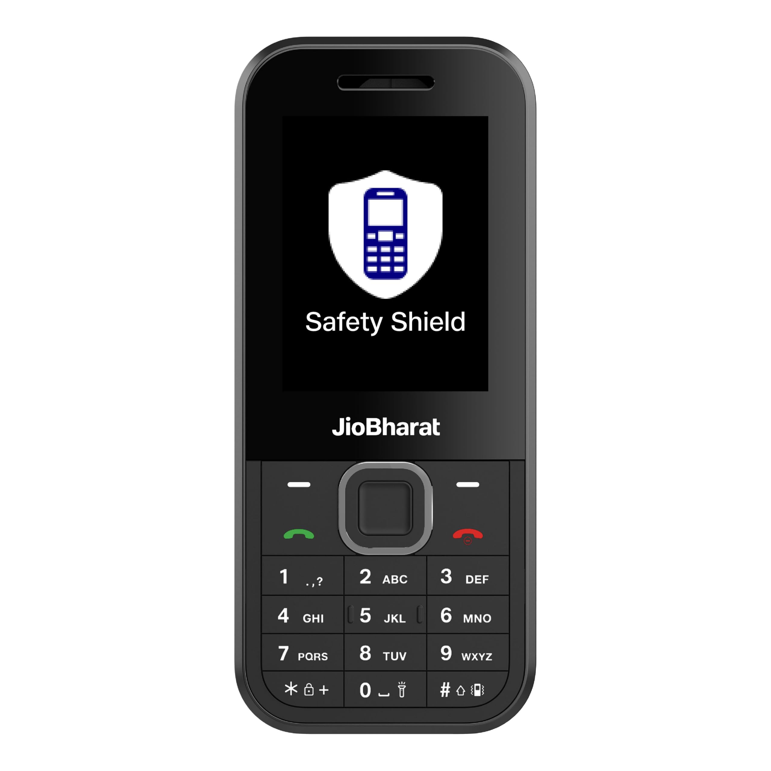 JioBharat B2 4G Keypad Phone with JioTV, JioHotstar, JioSoundPay, JioSaavn, JioPay (UPI), JioChat, JioPhotos Powerful 2000mAh Battery, LED Torch, Digital Camera | Black | Locked for JioNetwork