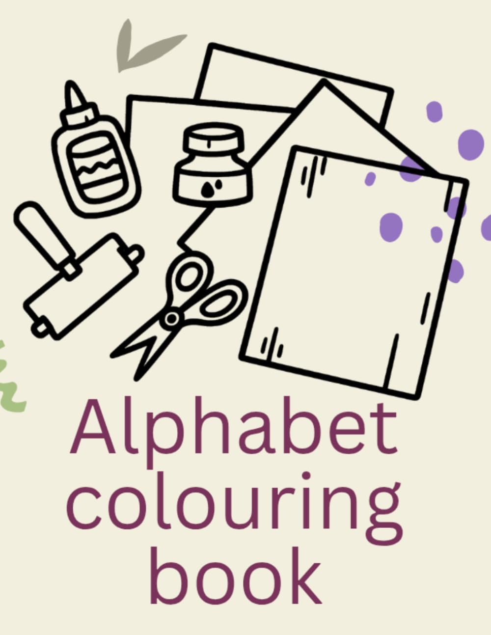 ABC Alphabet Coloring Book: Fun Learning Book for Kids Ages 3-8