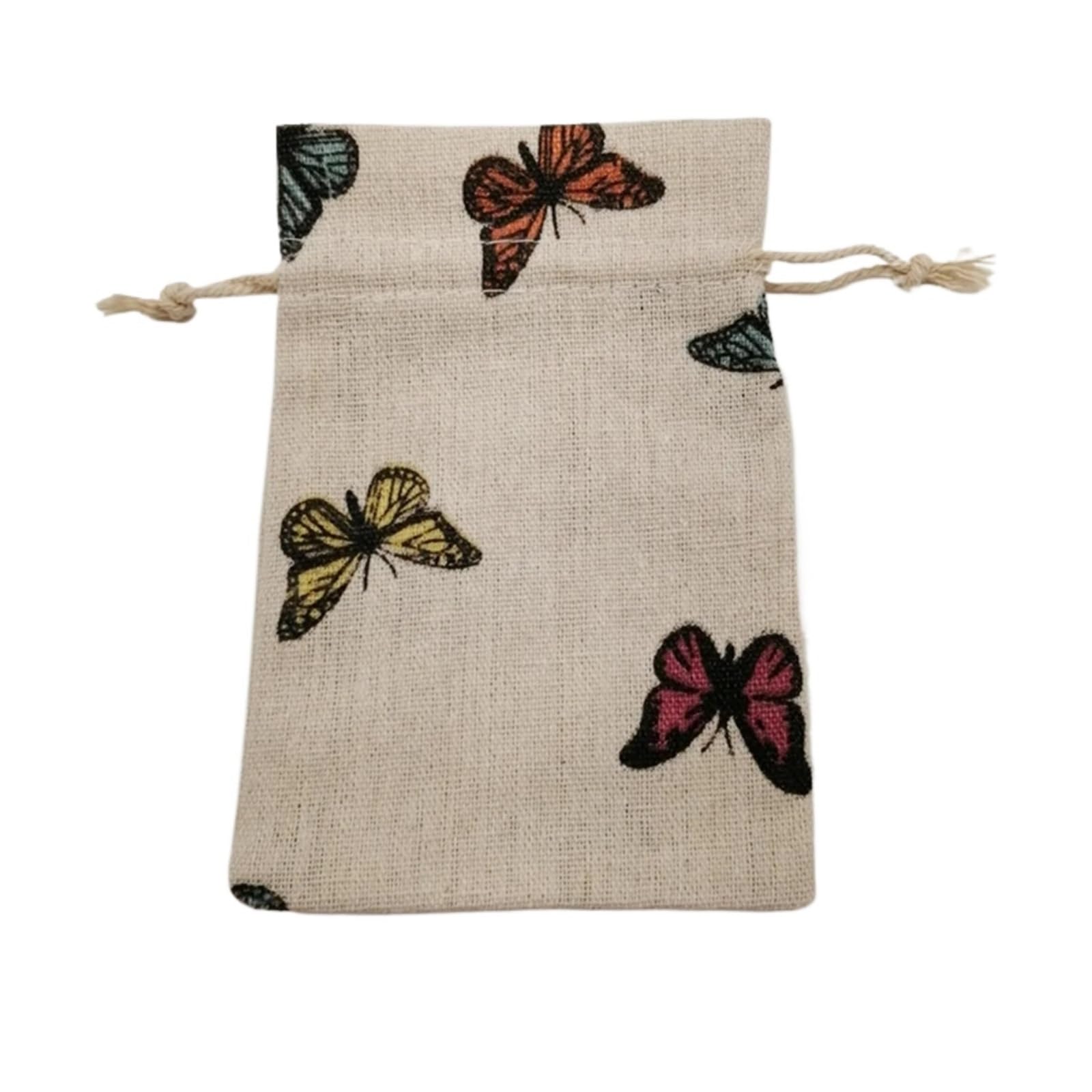 UULIMAXONT Jute Burlap Bags, Drawstring Bags 30pcs Multicolor For Jewelry Wedding(Color7)