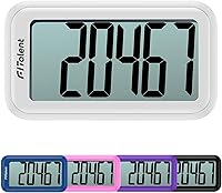 Vista 1 de Podómetro para caminar, podómetro súper portátil con precisión para niños, mujeres y personas mayores, contador de pasos 3D para caminar, rastreador