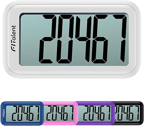 Podómetro para caminar, podómetro súper portátil con precisión para niños, mujeres y personas mayores, contador de pasos 3D para caminar, rastreador