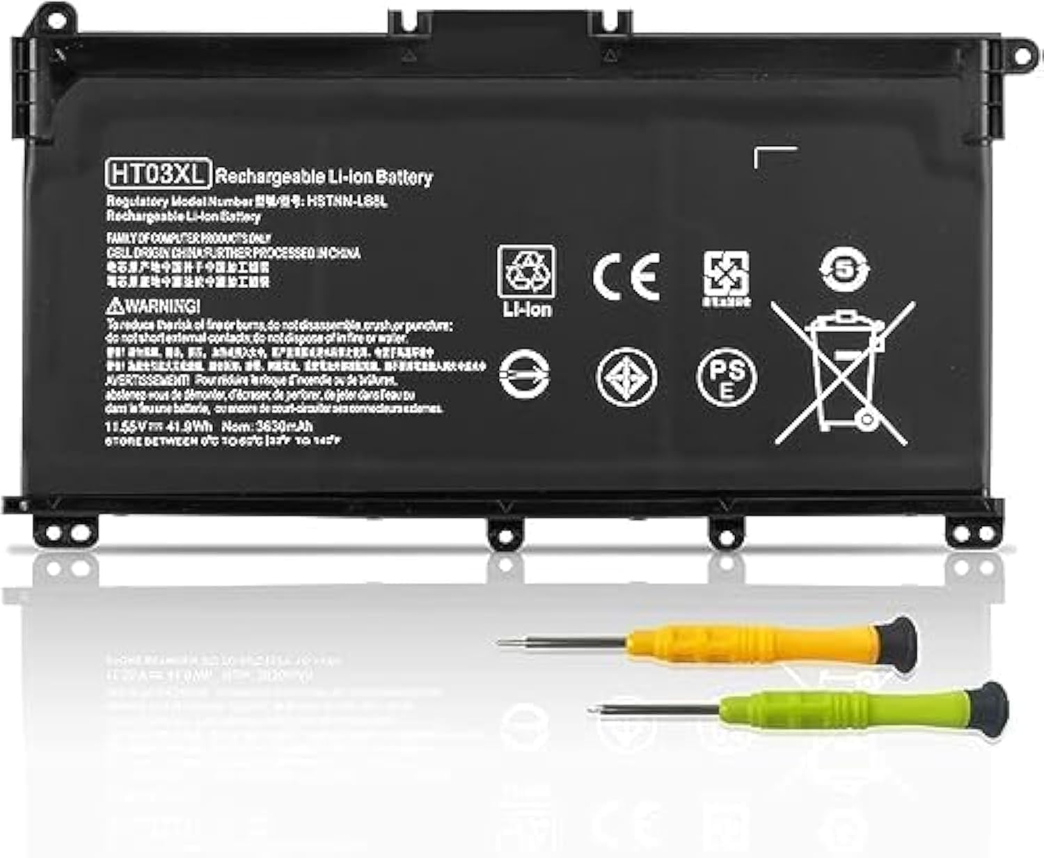ZTHY HT03XL Battery Replacement for HP Pavilion 14-CE 14-CF 14-CK 14-CM 14-DF 14-DH 14-DQ 14Q-CY 14S-CF 14S-DQ 14-FQ 15-CS 15-CW 15-DA 15-DW 14-ce0xxx 14-cf0xxx 14-cm0xxx 14-dh0xxx 14-dk0xxx 14-dq0xxx