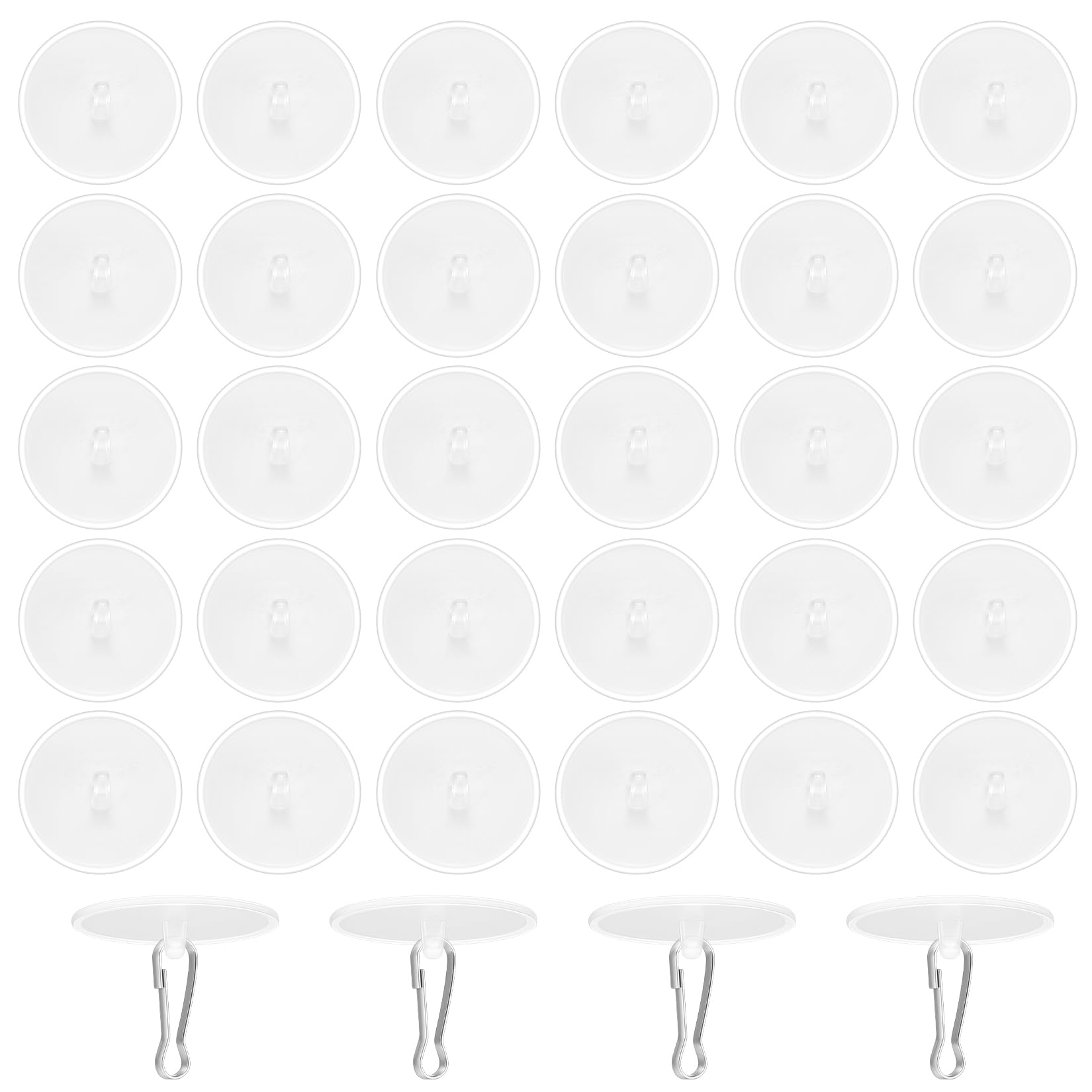 LJAPPLIED 80 Stück Selbstklebende Deckenhaken,Deckenhaken Kl