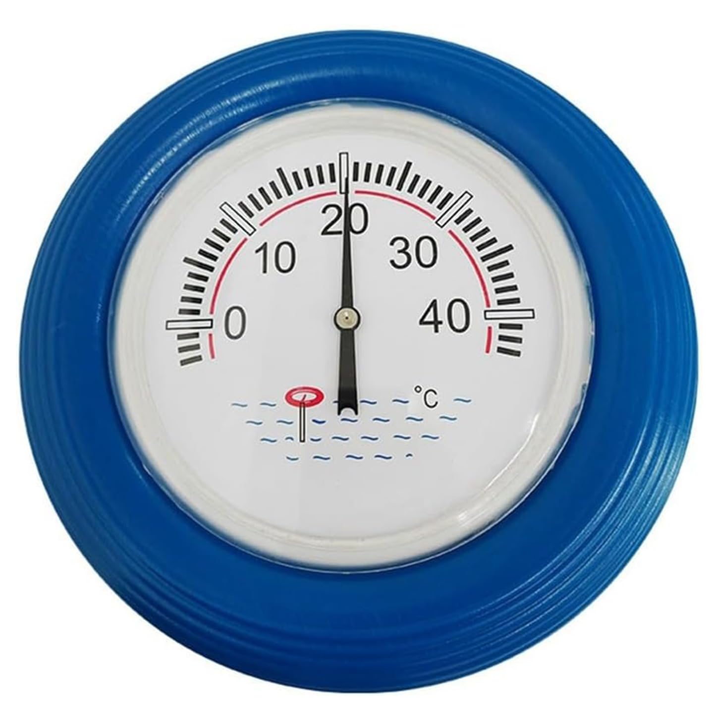 Thermomètre pour Aquarium, thermomètre pour Baignoire et Piscine, thermomètre à Plaque Flottante Circulaire