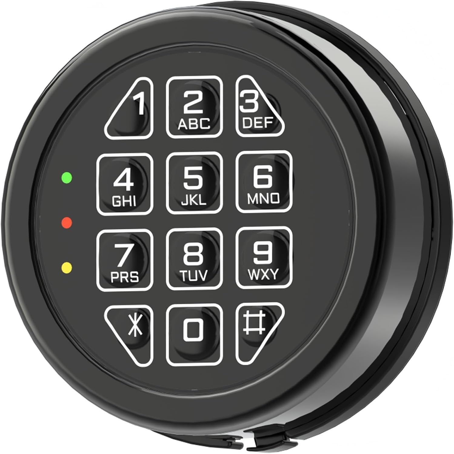 Electronic Safe Lock Replacement Keypad with Solenoid Lock, Gun Safe Lock with Programmable Electronic Keypad, Lock Fits High Security Safe Box and Security Cabinet