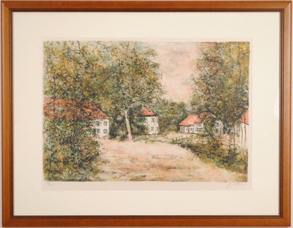 版画ガントナー「ロマンチックな湖」 185枚限定