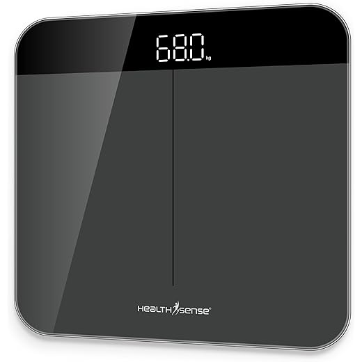 HealthSense Digital Weighing Scale Dura-Glass PS 120