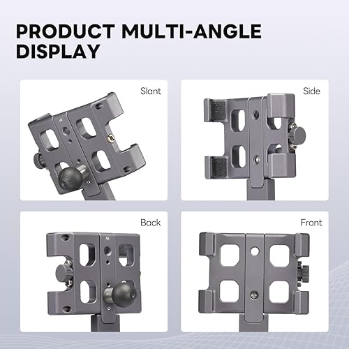 Miniatura 9 de FANAUE Soporte de teléfono para motocicleta con cabeza de bola de 0.67 pulgadas, soporte de teléfono para bicicleta Garmin GPS Soporte de 0.669 in