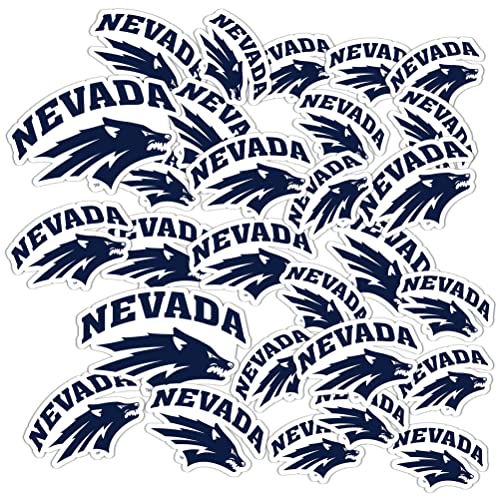 University of Nevada Reno Sticker UNR Wolf Pack Stickers Vinyl Decals Laptop Water Bottle Car Scrapbook T1 (Type 1-1)