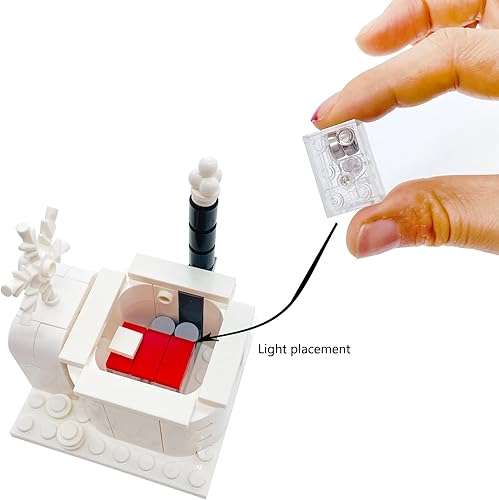 Miniatura 6 de MIUTRUE Figuras de animales de pingüino Igloo Iceberg Friend bloques de construcción con luz para niños de 6 a 12 años regalo de castillo de hielo