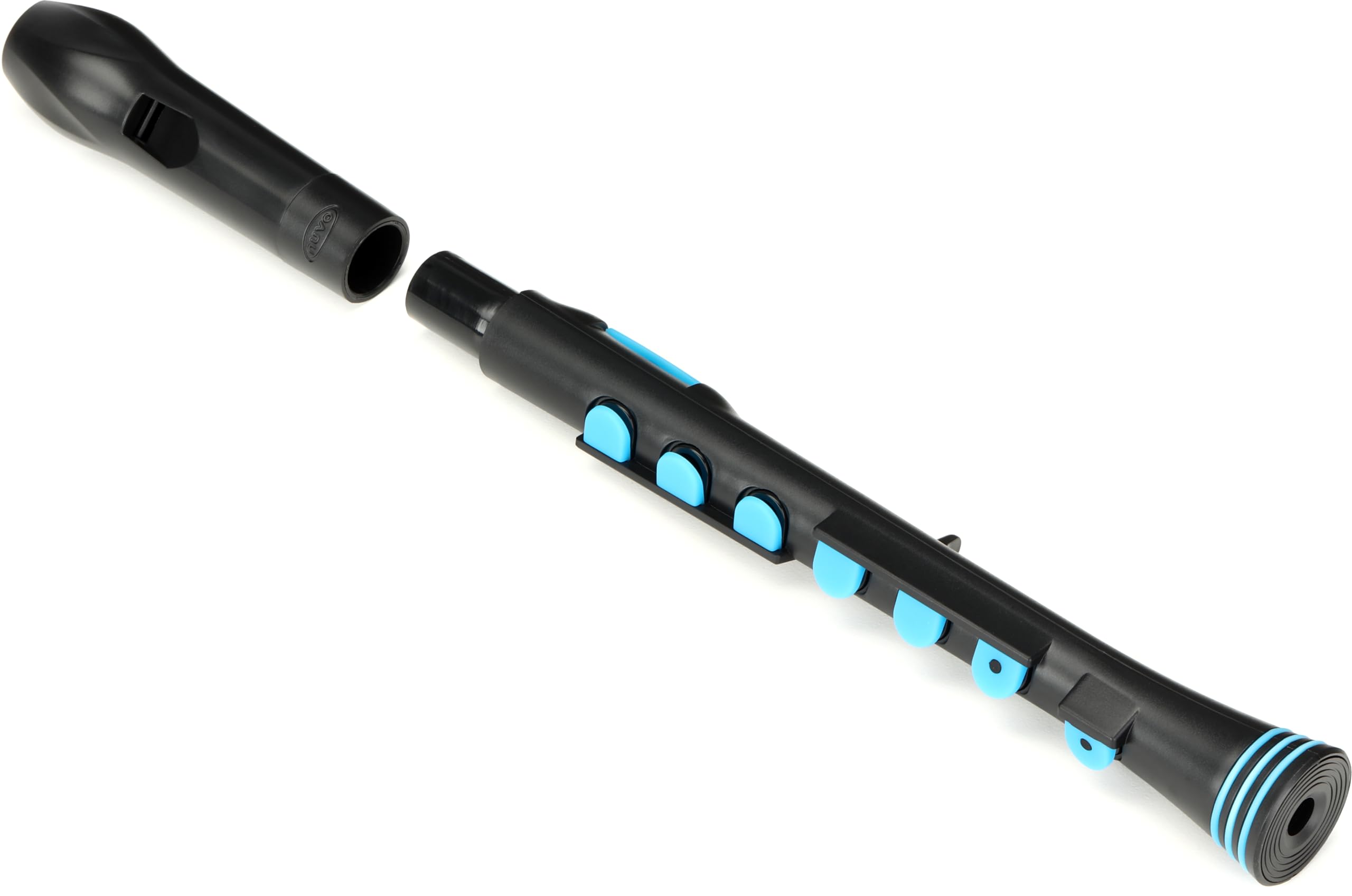 Nuvo N320RDBBK Flûte à bec C Black/Blue noir/bleu