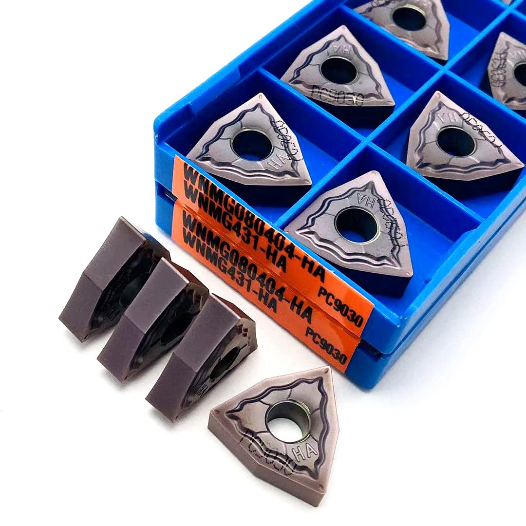 Tool Part for WNMG080404 WNMG080408 HA PC9030 CNMG120404 HA PC9030 CNMG120408 HA PC9030 Inserts, Stainless Steel - (Angle: WNMG080408-HA PC9030 / Shank Diameter: 100PCS(10BOX))
