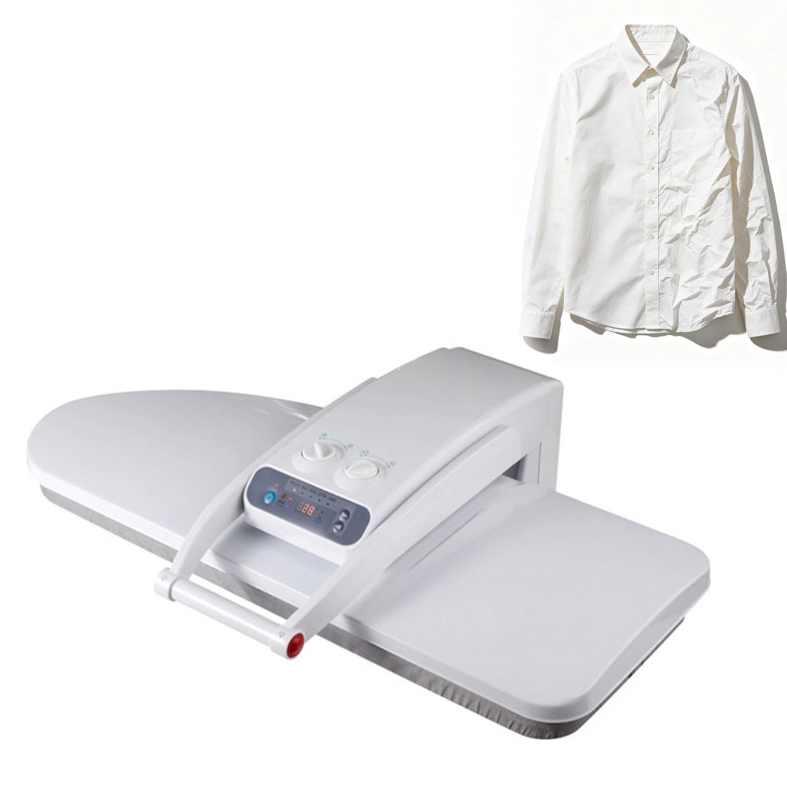 AETEREOS Oversize Pressing Iron/Steam Press | Electronic Iron Press of Pressing Pressure for Home/Business | Multiple Steam Functions & Temp Settings, Large Pressing Surfaces Without-Stand