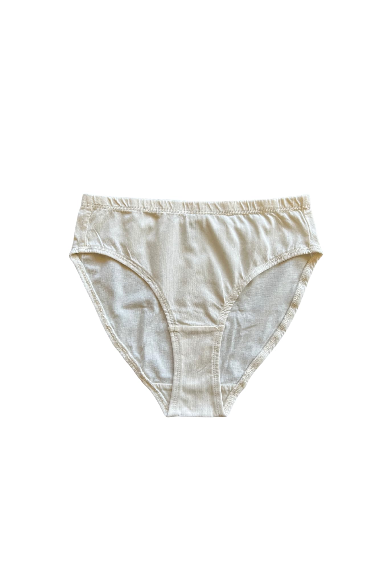 Good Coverage Womens Organic Cotton Underwear | Spandex Free/Bleach Free Light Weight Hipster with Concealed Waistband and Great Comfort | 100% Natural Material absorbant and Breathable (M)