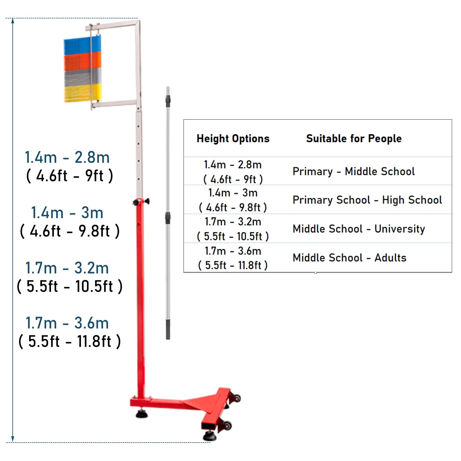 Testeur De Saut Vertical, Outil De Mesure De Saut Vertical Pour La Salle De Gym à Domicile, Basket-ball, Testeur De Saut Vertical, Challenger Sportif