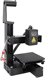 Impressora 3D para Iniciantes, 100 X 100 X 100mm Volume de Construção, PLA TPU Compatível, Aquecimento Rápido (EUA plugue preto)