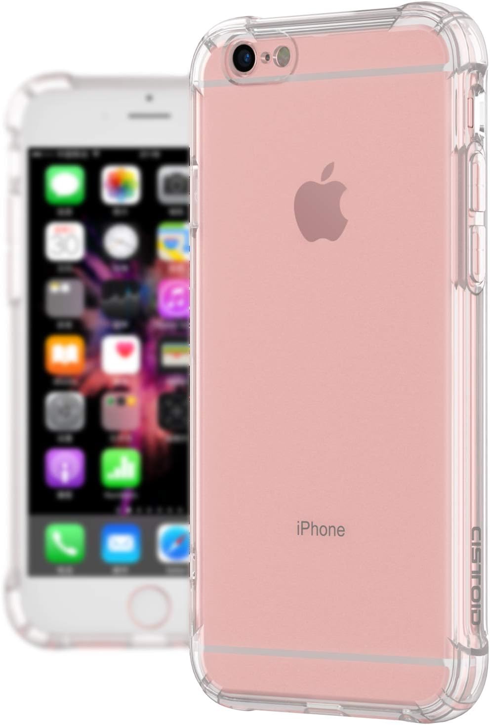 iPhone 6 Case Clear,iPhone 6S Case Clear,Sito Soft Flexible TPU Bumper Protection Dustproof Case for Apple iPhone 6/6s (Clear)