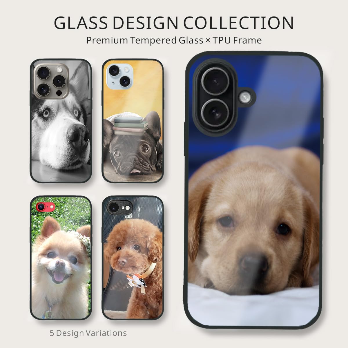 Amazon.co.jp: Tiara mode iPhone 11 ケース 【犬】 ガラスケース