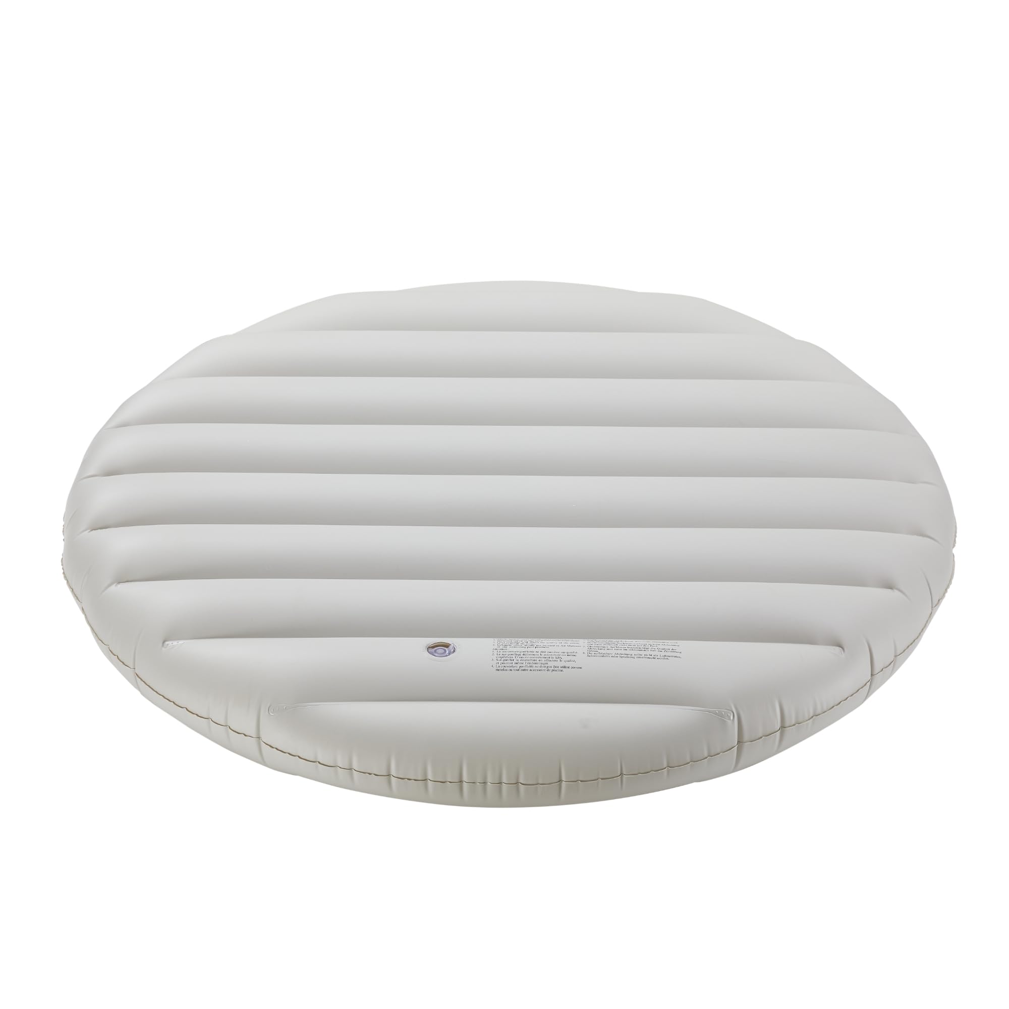 Arebos Couverture Thermique pour Spa | Ø 140 cm à Plat, Ø 130 cm Une Fois gonflée | Couverture Isolante Gonflable | Isolante, économe en énergie et résistante aux intempéries | Gris